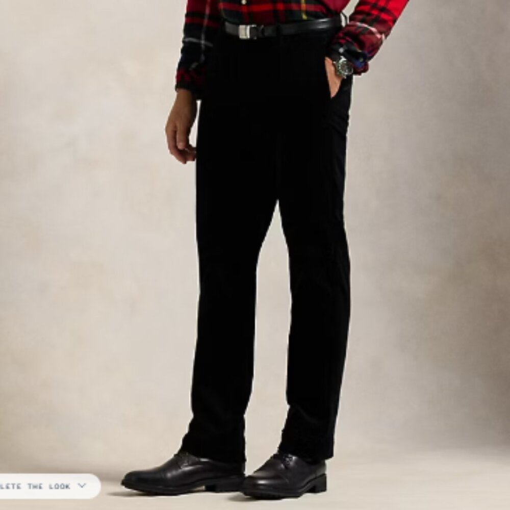 Polo Ralph Lauren – Stretch Classic Fit Black Corduroy Pants 32 X 32